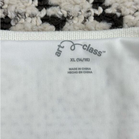 ART CLASS GIRLS CROCHET CREAM TANK XL 14 - Picture 4 of 4